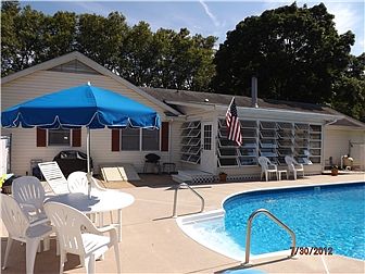 POOL AND REAR OF HOME