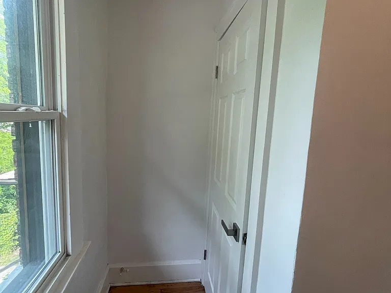 Closet next to front door for coats and shoes