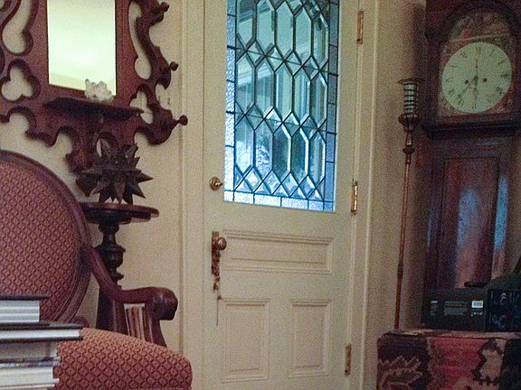 ORIGINAL LEADED GLASS DOOR
