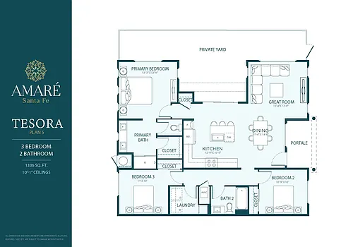 Floor plan Tesora