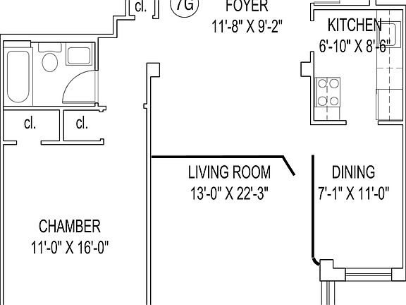 2nd image of 35 E 35th St APT 6G