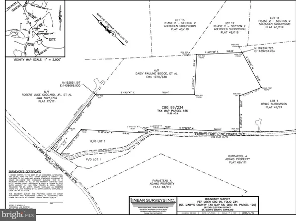 Flat Iron Rd, Valley Lee, MD 20692