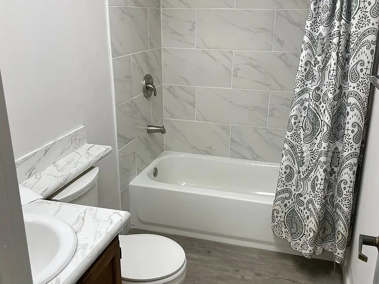 Master Bath from door.