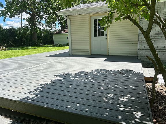 New Trex deck