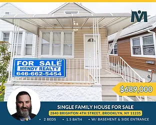 Sold by Mendy Realty Inc