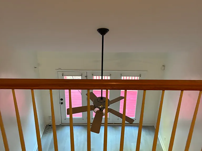 Loft overlooking the living room