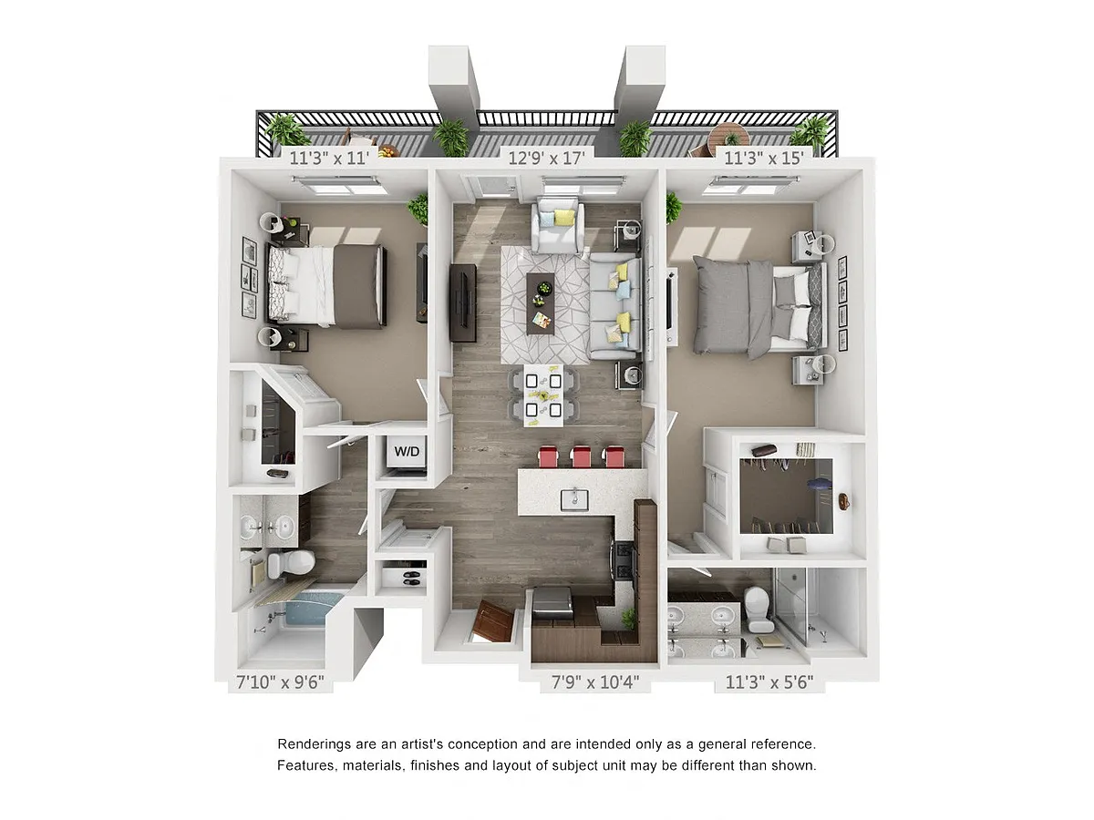 Floor plan Bonneville