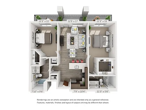Floor plan Bonneville