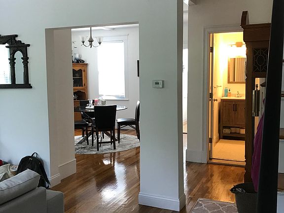 Main floor bathroom off dining/living room. (Not pictured- washer/dryer next to bathroom)
