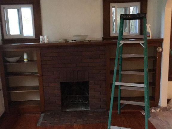 Fireplace in living room
