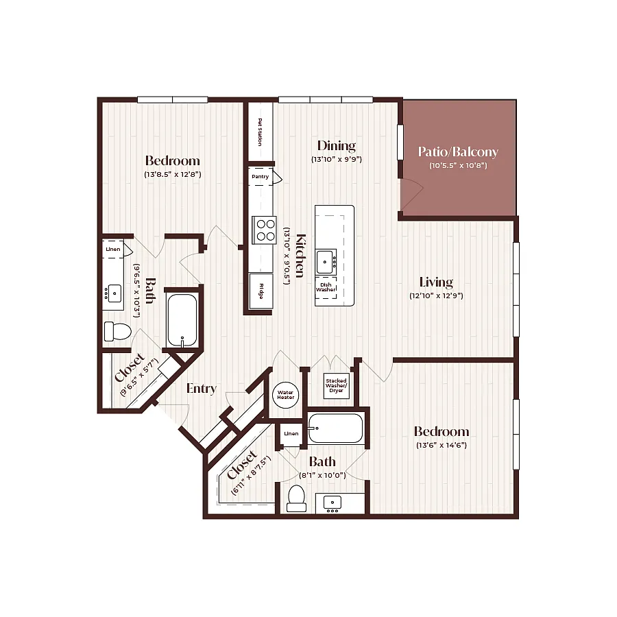 Floor plan B3