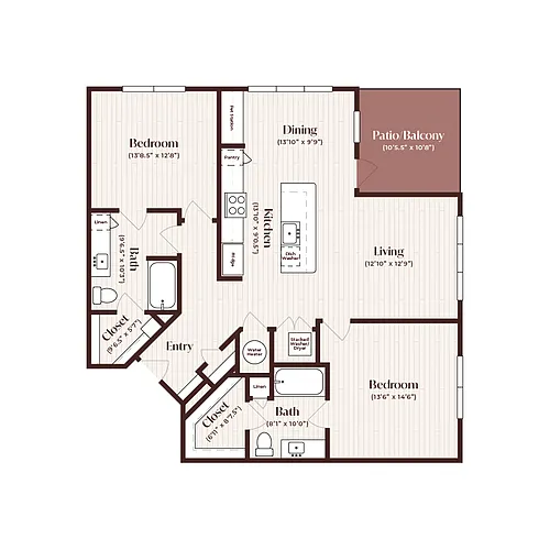 Floor plan B3