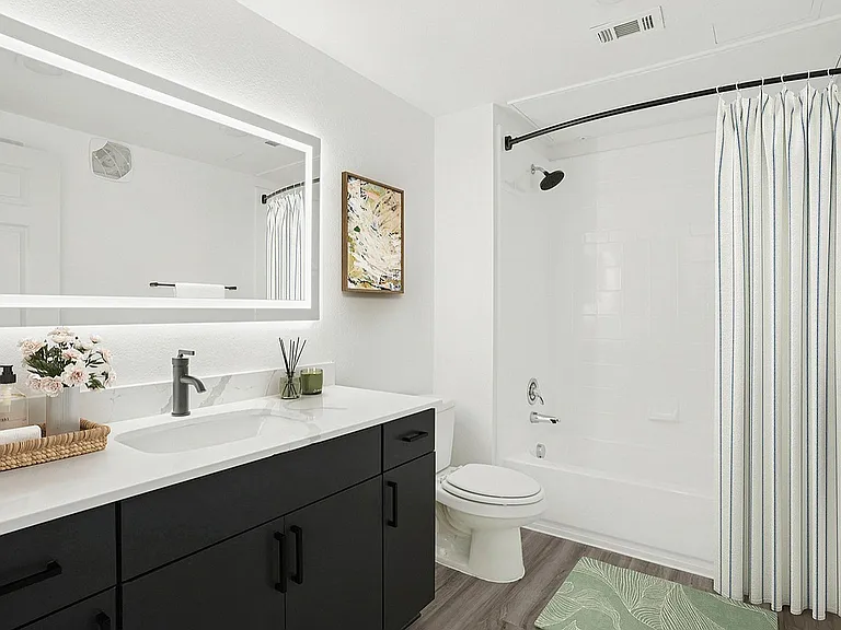 2x2 1240 sqft B2 - Guest Bath