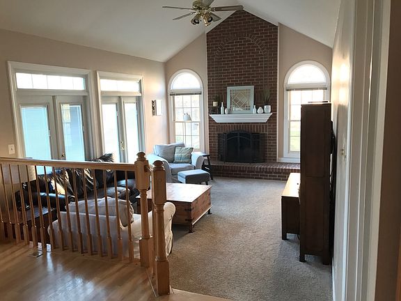 view to living room from kitchen