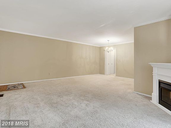 Open Living Space With Electric Fireplace