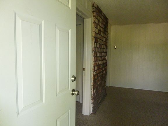 Front door into living room