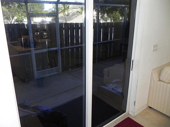 Screened patio - fenced in