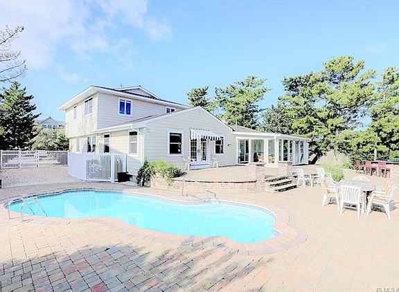 heated in ground pool