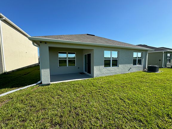 Back yard with privacy tint