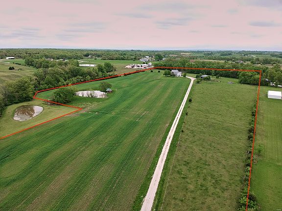 Property lines are not meant to be exact. Only a depiction of rough boundary lines.