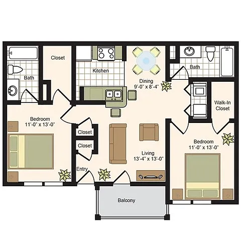 Floor plan C1