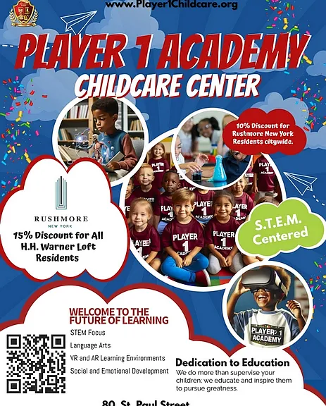 Player 1 Academy-Daycare On Site
