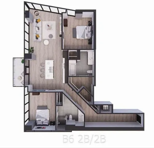 Floor plan B6