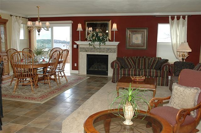 Beautiful living room. Open floor plan