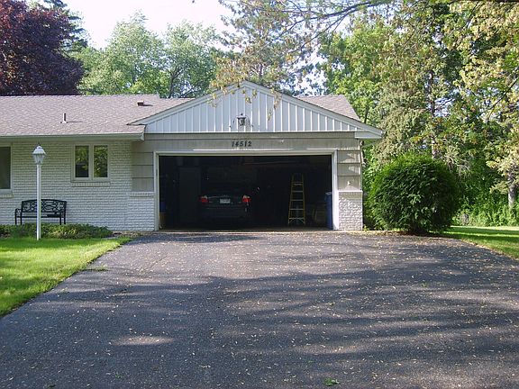 Spacious attached two car garage.