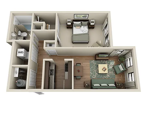 Floor plan 30 Garrison - A1D