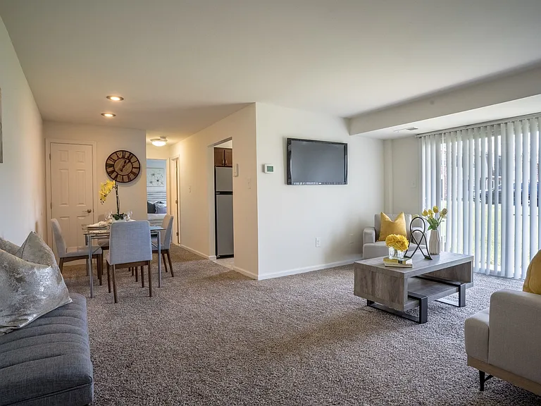 Living/Dining Area-Partially Renovated