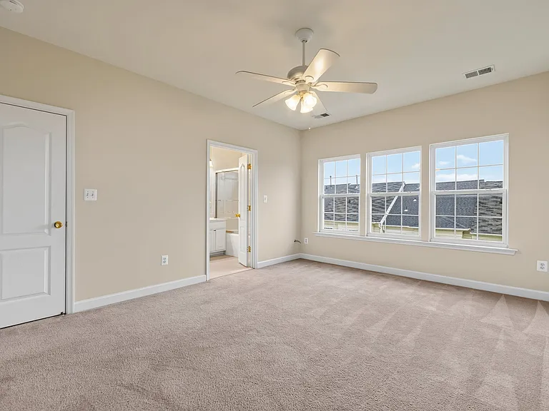 Master bedroom with ensuite bath