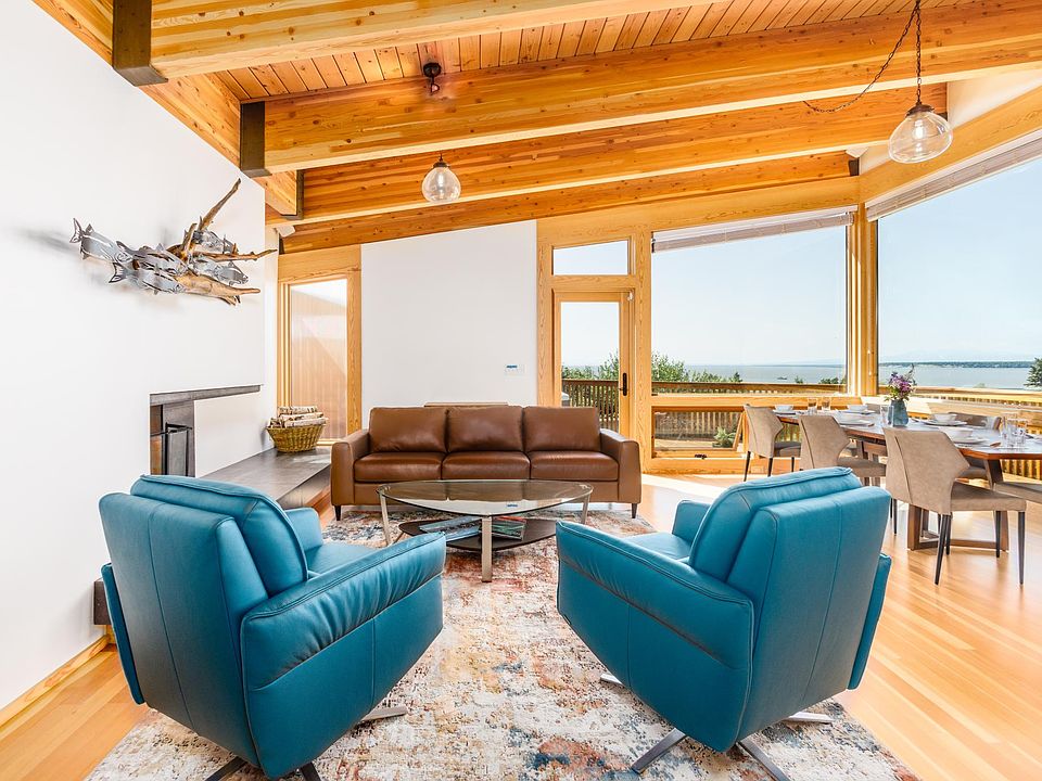 Stunning views from the living room and dining room