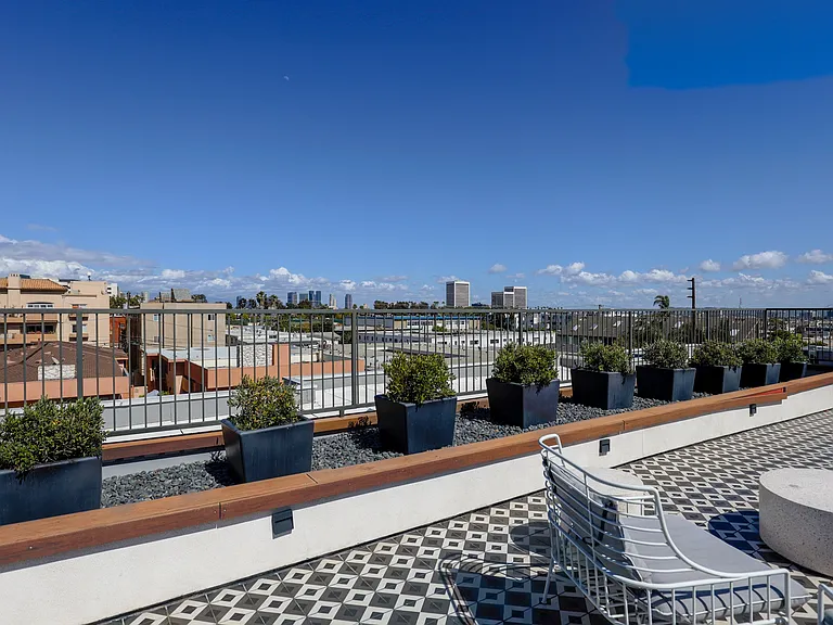 City Views from the Rooftop Deck