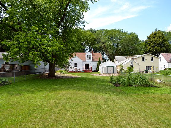 View of house from back yard