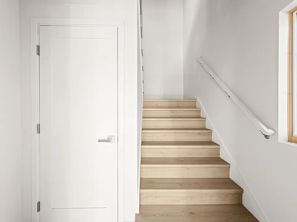 Entry to upstairs apartment