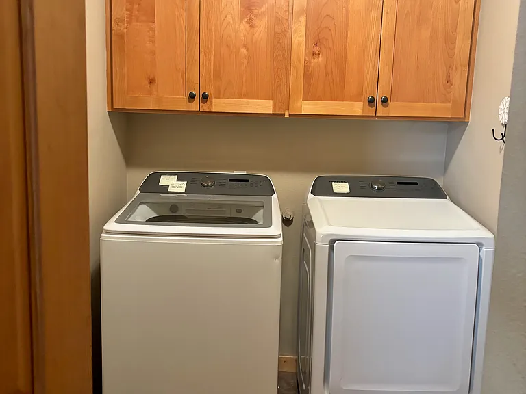 Washer and dryer