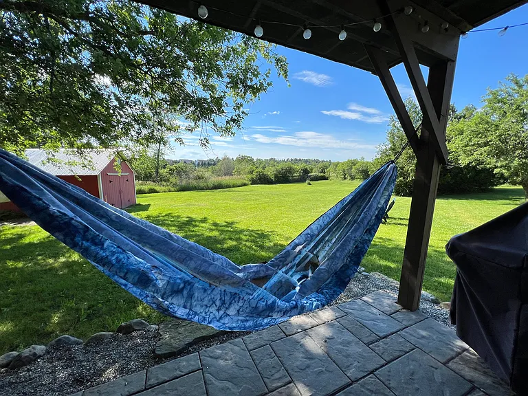 Hang a hammock and relax