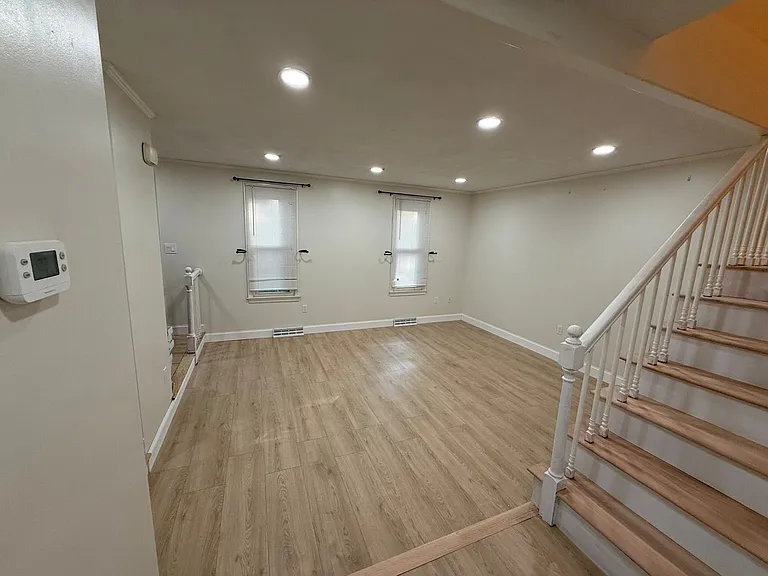 Living Room with Stairs