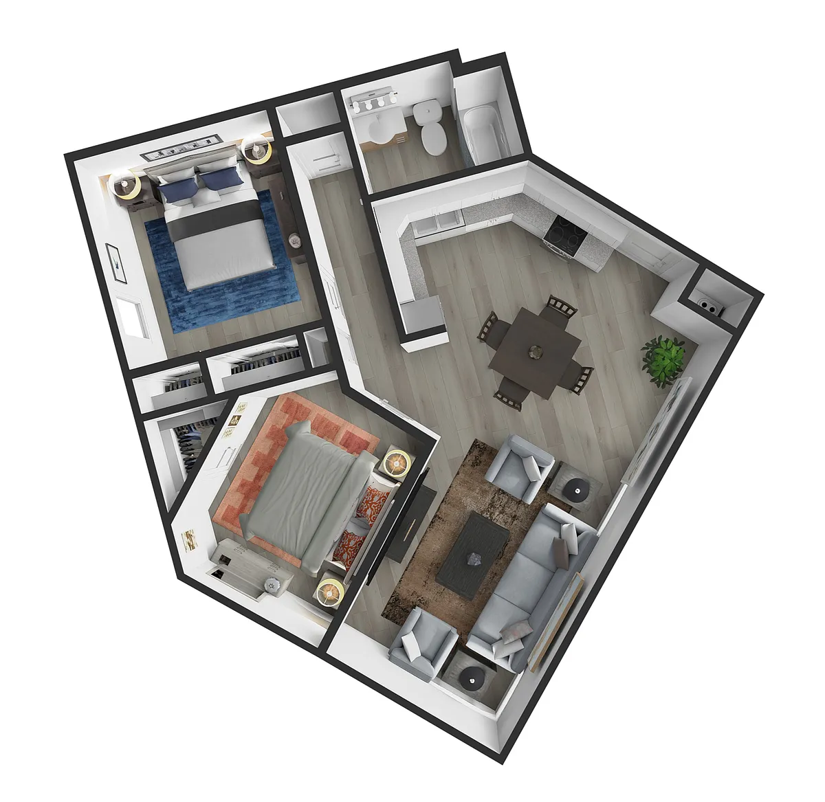 Floor plan LRA-2D