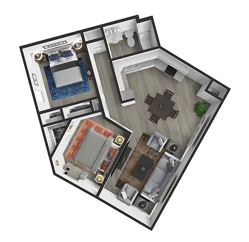 Floor plan LRA-2D