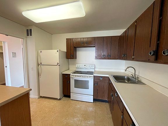 This kitchen offers plenty of counter space. As we