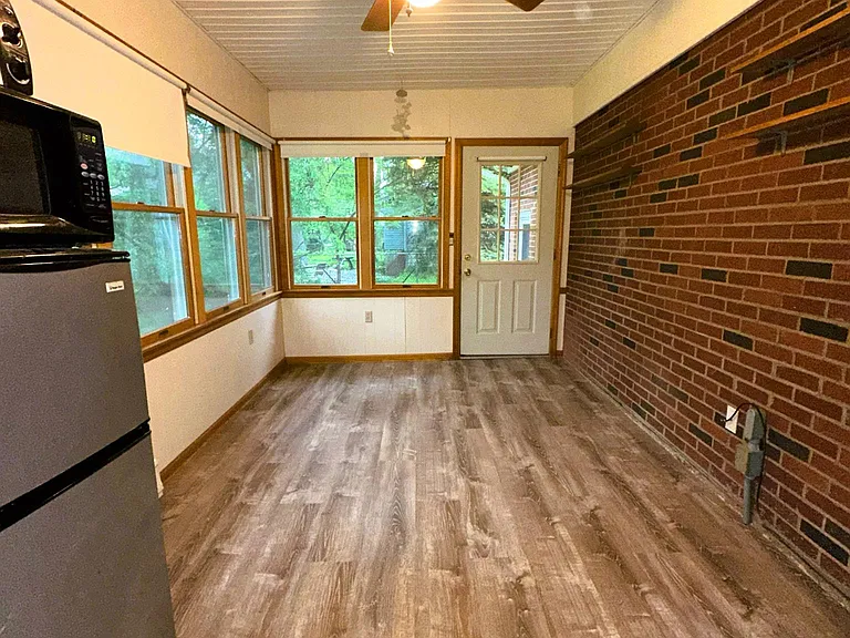 Sunroom off kitchen.
