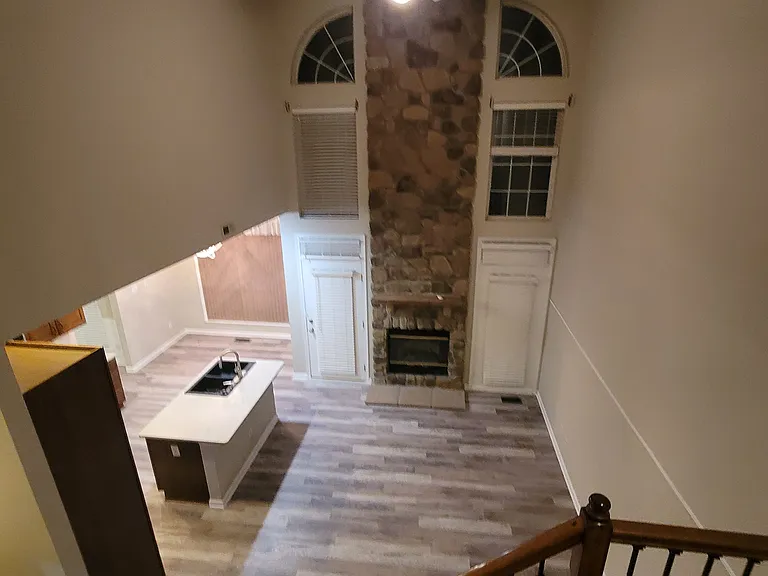 Beautiful view from the stairs