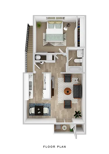 Floor plan One bedroom