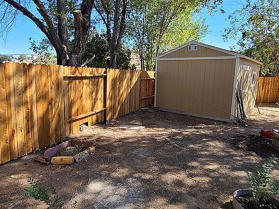 New Fence! Tuff Shed!
