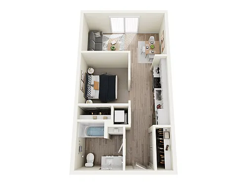 Floor plan A2-A