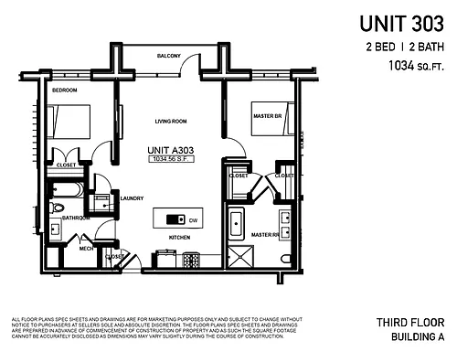 Floor plan A-303