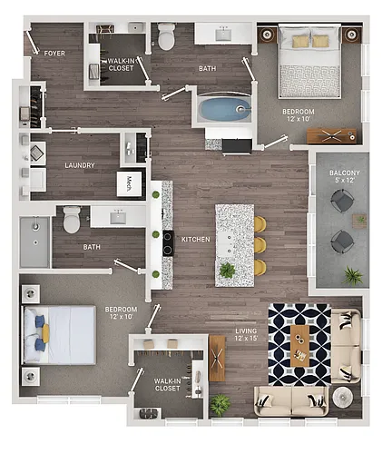 Floor plan B3