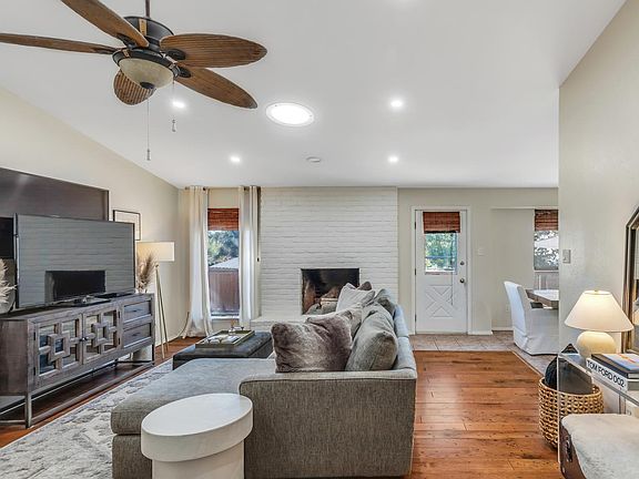 Vinyl plank flooring through the living area & bedrooms compliments the neutral walls.